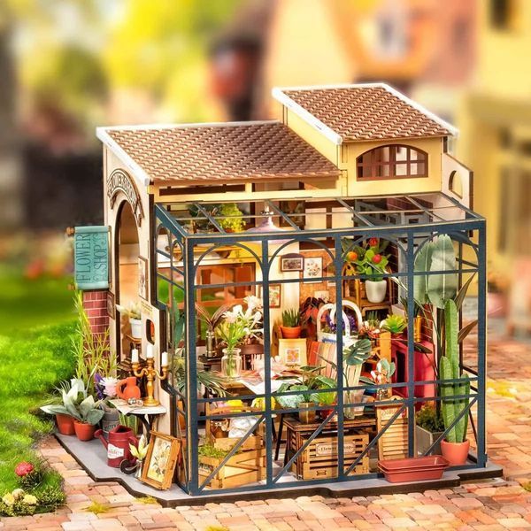 Конструктор 3D міні-будинок Robotime Rolife Emily&rsquo;s Flower Shop DG145 DG145 фото