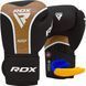 Боксерські рукавиці RDX AURA PLUS T-17 Black Golden 12 унцій (капа в комплекті) BGR-T17BGL-12OZ+ фото 1