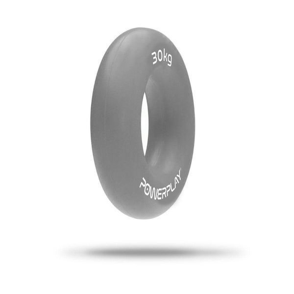 Еспандер кистьовий силіконовий PowerPlay PP-4324 Hand Grip Ring X-Hard 30 кг. Сірий PP_4324_30kg фото
