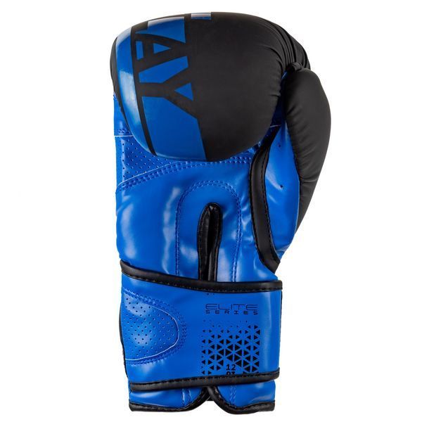 Боксерські рукавиці PowerPlay 3086 Matt Challenger Чорно-Сині 10 унцій PP_3086_10oz_Bl/Navy фото