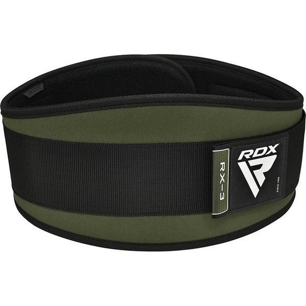 Пояс для важкої атлетики RDX RX3 EVA Curve неопреновий Army Green M WBE-RX3AG-M фото