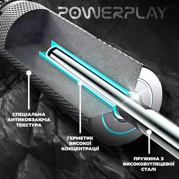 Еспандер-ножиці алюмінієвий PowerPlay 4322 (112 кг) Hand Grip Срібний PP_4322_112kg фото