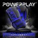 Боксерські рукавиці PowerPlay 3086 Matt Challenger Чорно-Сині 10 унцій PP_3086_10oz_Bl/Navy фото 2