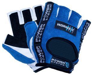 Рукавички для фітнесу Power System PS-2200 Workout Blue S PS-2200_S_Blue фото