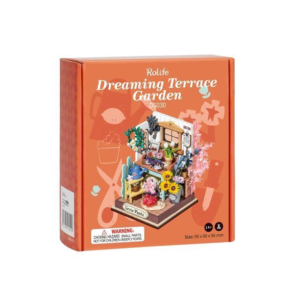 Конструктор 3D міні-будинок Robotime Rolife Dreaming Terrace Garden DS030 DS030 фото