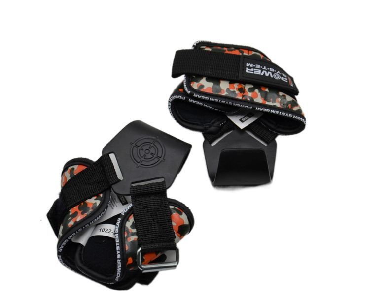 Гаки для тяги на зап'ястя Power System PS-3370 Hooks Camo Black/Red L PS_3370_Black/Red L фото