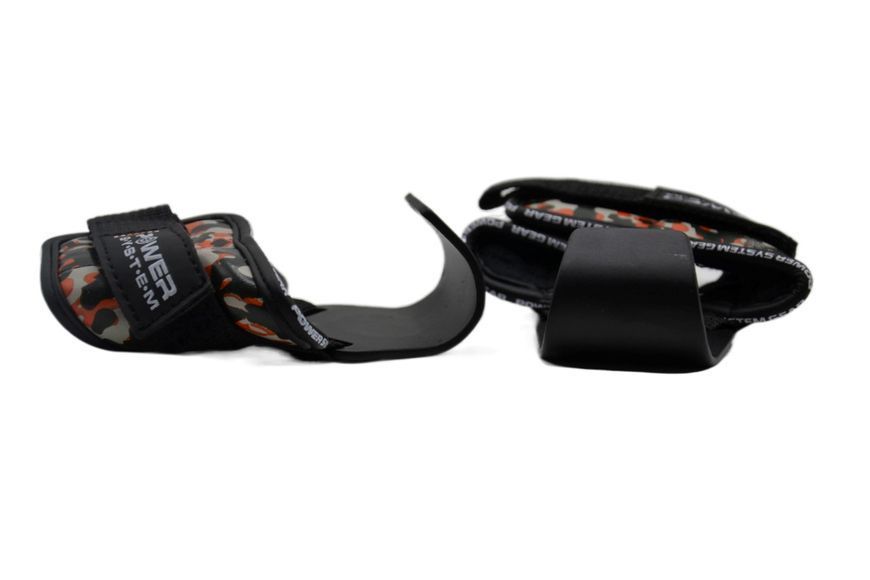 Гаки для тяги на зап'ястя Power System PS-3370 Hooks Camo Black/Red L PS_3370_Black/Red L фото