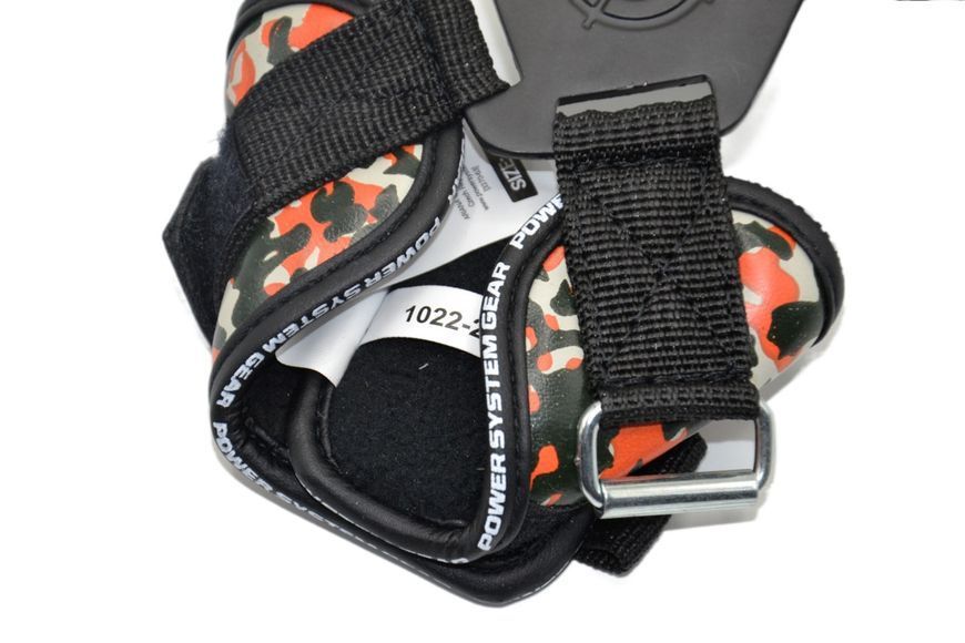 Гаки для тяги на зап'ястя Power System PS-3370 Hooks Camo Black/Red L PS_3370_Black/Red L фото