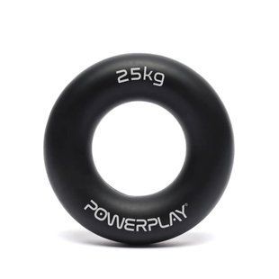 Еспандер кистьовий силіконовий PowerPlay PP-4324 Hand Grip Ring Hard 25 кг. Чорний PP_4324_25kg фото