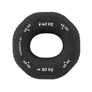 Еспандер кистьовий силіконовий PowerPlay PP-4331 Hand Grip Hard 40-45-50 кг. Чорний PP_4331_Black_(40-45-50) фото