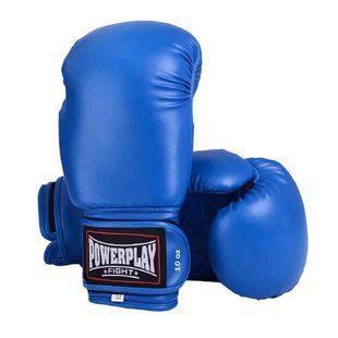 Боксерські рукавиці PowerPlay 3004 Classic Сині 18 унцій PP_3004_18oz_Blue фото