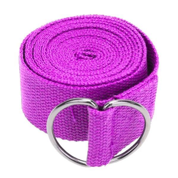 Ремінь для йоги PowerPlay PP_4409 (183*3.8см.) Фіолетовий PP_4409_Purple фото