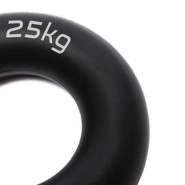 Еспандер кистьовий силіконовий PowerPlay PP-4324 Hand Grip Ring Hard 25 кг. Чорний PP_4324_25kg фото