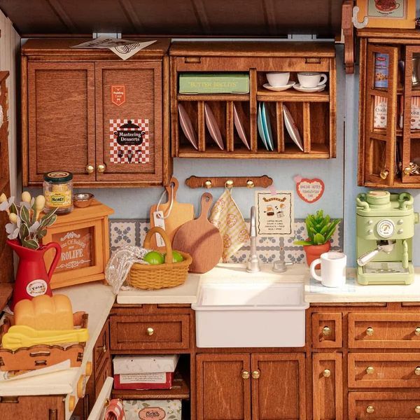 Конструктор 3D міні-будинок Robotime Rolife Baking Kitchen DG172 DG172 фото