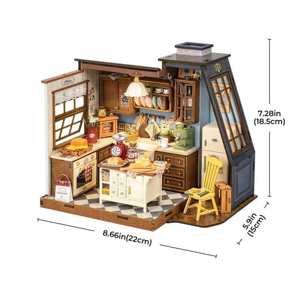 Конструктор 3D міні-будинок Robotime Rolife Baking Kitchen DG172 DG172 фото