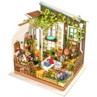 Конструктор 3D міні-будинок Robotime Rolife Miller&rsquo;s Flower House DG108 DG108 фото