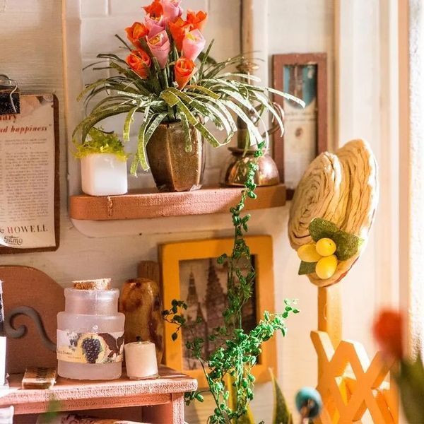 Конструктор 3D міні-будинок Robotime Rolife Miller&rsquo;s Flower House DG108 DG108 фото
