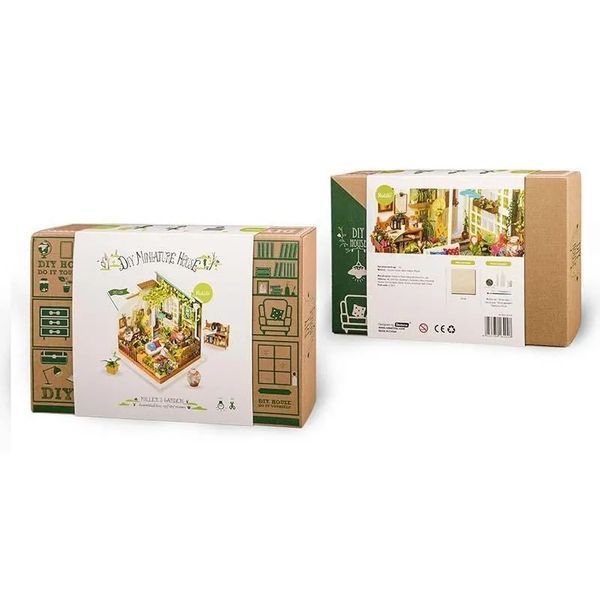 Конструктор 3D міні-будинок Robotime Rolife Miller&rsquo;s Flower House DG108 DG108 фото