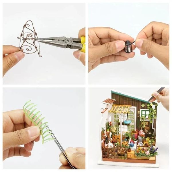 Конструктор 3D міні-будинок Robotime Rolife Miller&rsquo;s Flower House DG108 DG108 фото