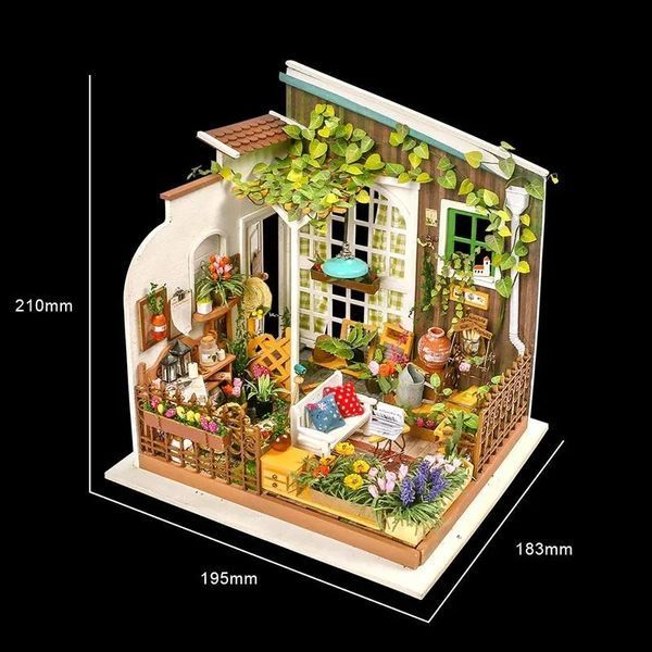 Конструктор 3D міні-будинок Robotime Rolife Miller&rsquo;s Flower House DG108 DG108 фото