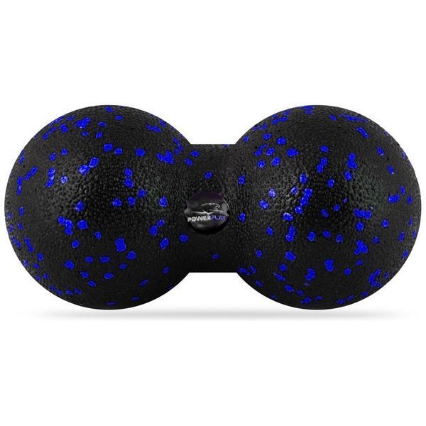 Набір для масажу та йоги PowerPlay PP_4091 EPP (2 м'ячики + валик масажер 15*5,3 см.) Blue + резинка 7,5 кг. PP_4091_Blue фото