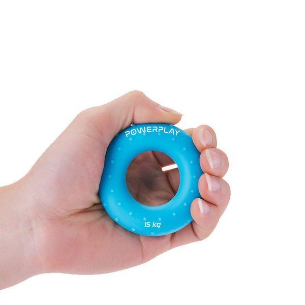 Еспандер кистьовий силіконовий PowerPlay PP-4338 Hand Grip Light 15 кг. Блакитний PP_4338_Blue_15kg фото