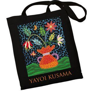 Екошопер чорний YAYOI KUSAMA Квіти 10311025591 фото