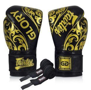 Боксерські рукавиці Fairtex BGVG2 Velcro Black 12 унцій (бинти в комплекті) BGVG2_Velcro_12oz_Black фото