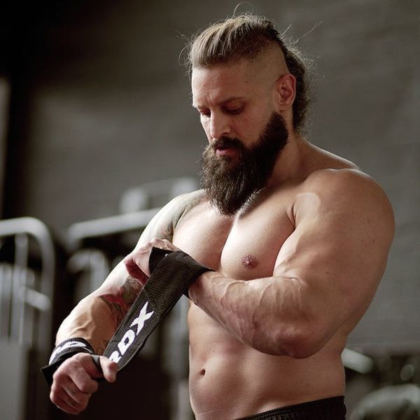 Бинти для зап'ясть (кистьові бинти) RDX W2 Gym Wrist Wraps Black Pro WAH-W2B фото