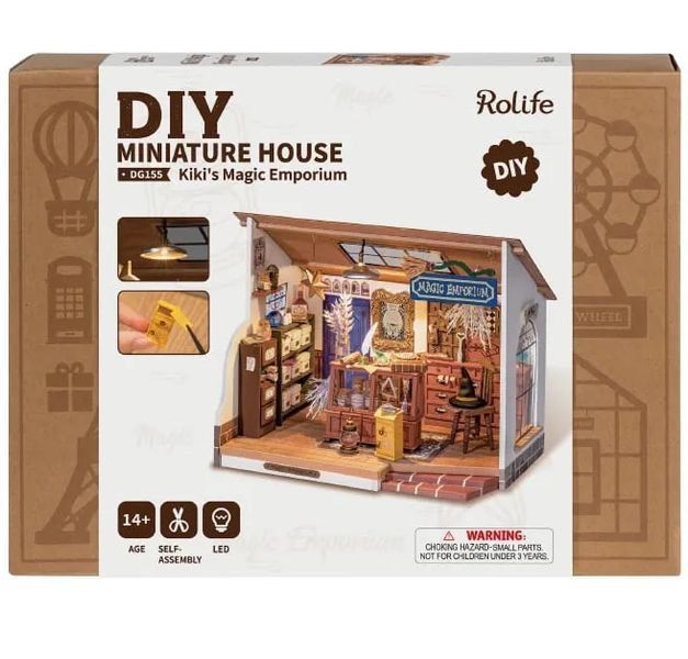 Конструктор 3D міні-будинок Robotime Rolife Kiki&rsquo;s Magic Emporium DG155 DG155 фото