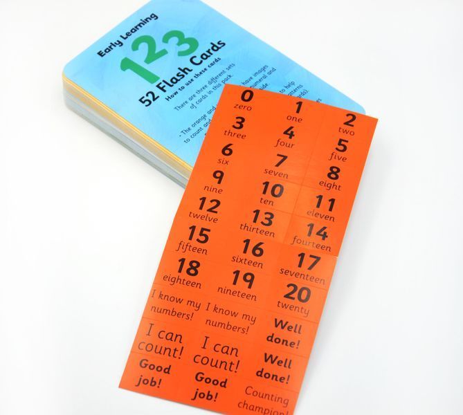 Ladybird Early Learning: 123 flash cards 10311028835 фото