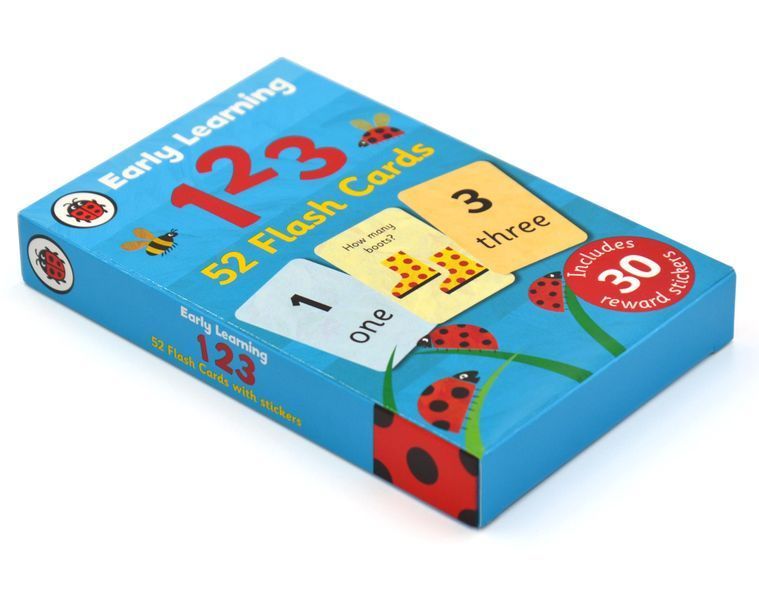 Ladybird Early Learning: 123 flash cards 10311028835 фото