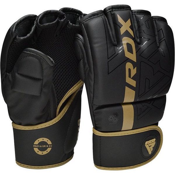 Рукавиці для ММА RDX F6 KARA Matte Golden XL GGR-F6MGL-XL фото
