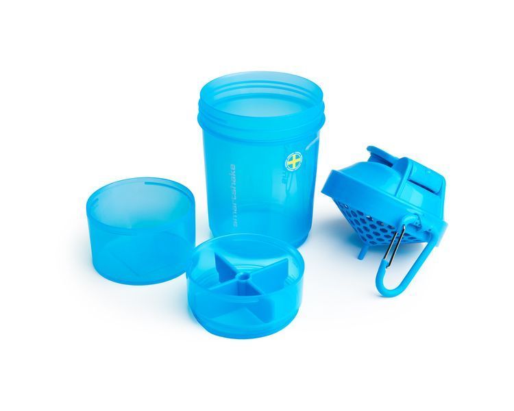 Шейкер спортивний SmartShake Original2GO 600ml Neon Blue 10560102 фото