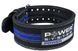 Пояс для пауерліфтингу Power System PS-3800 PowerLifting шкіряний Black/Blue Line M PS-3800_M_Black_Blue фото 1