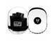 Лапи боксерські TITLE Boxing Cobra Leather Punch Mitts Black/White CMPML BK/WH фото 1