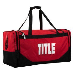 Спортивна сумка TITLE Boxing Deluxe Gear Bag Red (70л.) TBAG45 RD/BK фото