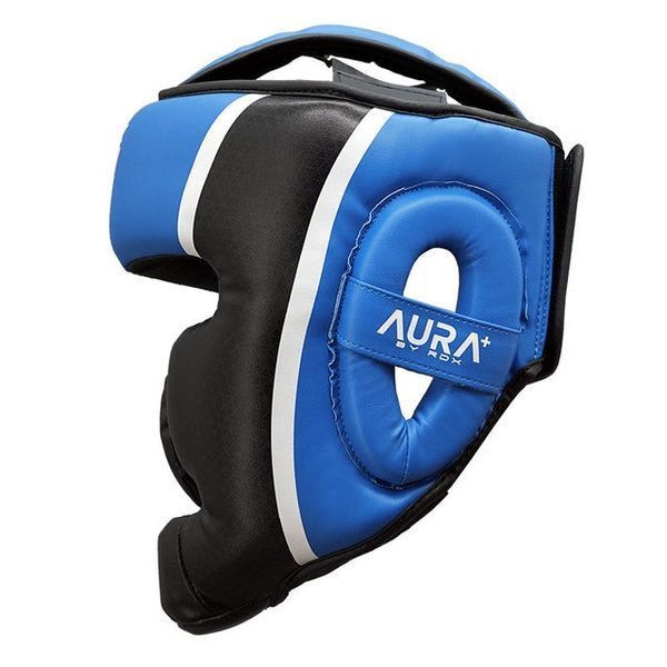 Боксерський шолом RDX AURA PLUS T-17 Blue/Black S HGR-T17UB-S+ фото