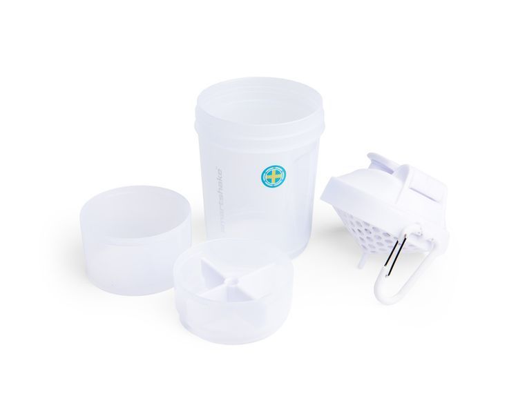 Шейкер спортивний SmartShake Original2GO 600ml Pure White 10560602 фото