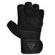 Рукавички для фітнесу RDX L4 Micro Plus Black L WGM-L4B-L+ фото 1