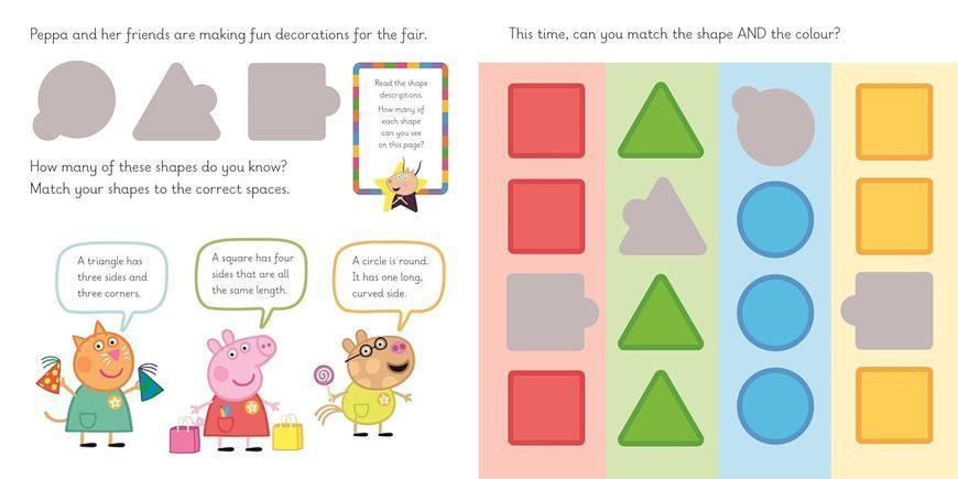 Learn with Peppa: Peppa's Patterns and Shapes 10311028938 фото