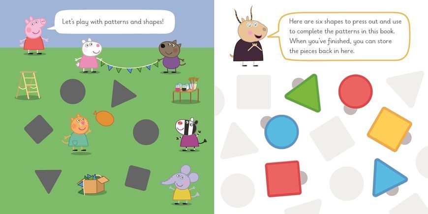 Learn with Peppa: Peppa's Patterns and Shapes 10311028938 фото