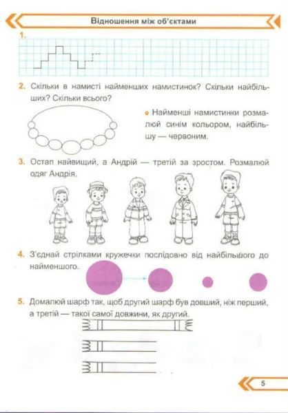 Математика.Робочий зошит. 1 клас. Частина 1. До підручника О. Корчевська, М. Козак 1031163587 фото