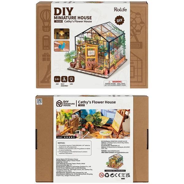 Конструктор 3D міні-будинок Robotime Rolife Cathy&rsquo;s Flower House DG104 DG104 фото