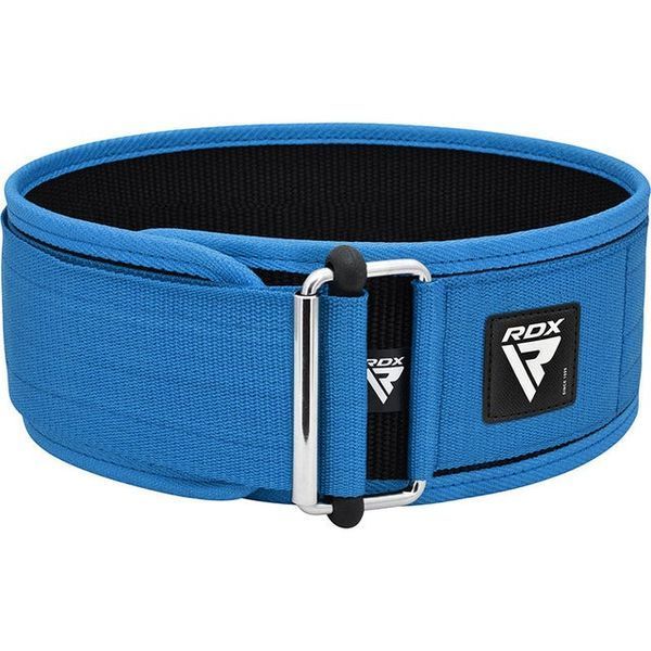 Пояс для важкої атлетики RDX RX1 Weight Lifting Belt BLUE-S WBS-RX1U-S фото