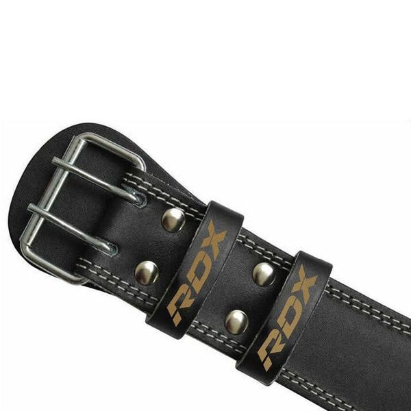 Пояс для важкої атлетики RDX 6 шкіряний Black Gold XL WBS-6RB-XL фото