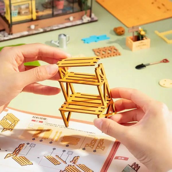 Конструктор 3D міні-будинок Robotime Rolife Cathy&rsquo;s Flower House DG104 DG104 фото