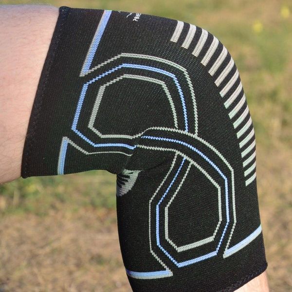 Наколінники спортивні PowerPlay PP-4099 Knee Support Чорно/Сині S/M (пара) PP_4099_S/M_Bl/Blue фото