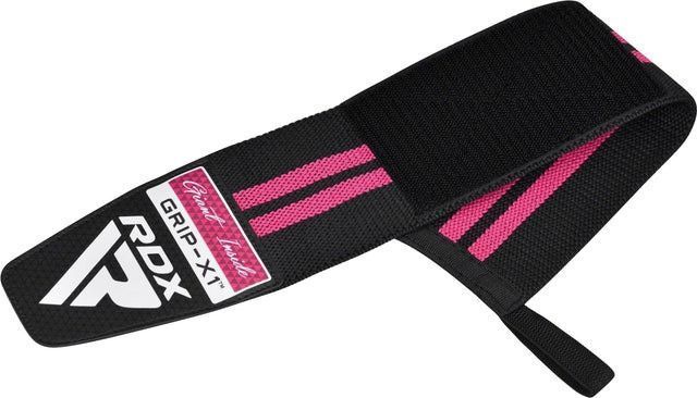 Бинти для зап'ясть (кистьові бинти) RDX GYM WRIST WRAP R11 BLACK/PINK WAH-WR11BP фото