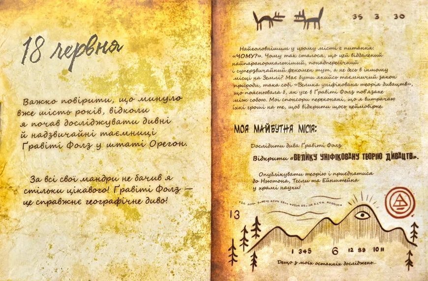 Гравіті Фолз. Щоденник 3 Gravity Falls 1031172539 фото